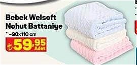 Bebek Welsoft Nohut Battaniye 90x110 cm image