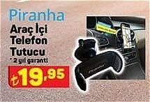 Piranha Araç İçi Telefon Tutucu image