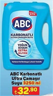 ABC Karbonatlı Ultra Çamaşır Suyu 3250 ml image