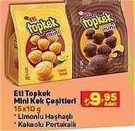 Eti Topkek Mini Kek Çeşitleri 15x10 g image