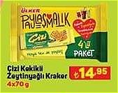 Ülker Çizi Kekikli Zeytinyağlı Kraker 4x70 g image