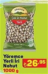 Yöremce Yerli İri Nohut 1000 g image