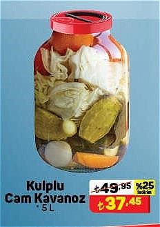 Kulplu Cam Kavanoz 5 l image
