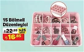 15 Bölmeli Düzenleyici image