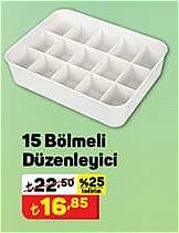 15 Bölmeli Düzenleyici image