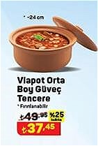 Viapot Orta Boy Güveç Tencere 24 cm image