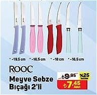 Rooc Meyve Sebze Bıçağı 2'li image