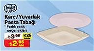 Hobby Life Kare/Yuvarlak Pasta Tabağı image