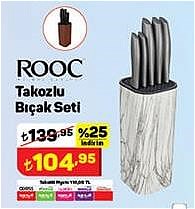 Rooc Takozlu Bıçak Seti image
