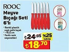 Rooc Meyve Bıçağı Seti 6'lı image