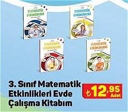 3. Sınıf Matematik Etkinlikleri Evde Çalışma Kitabım image