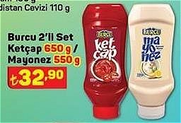 Burcu 2'li Set Ketçap 650 g / Mayonez 550 g image