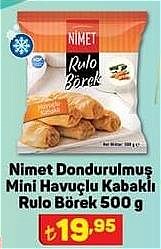 Nimet Dondurulmuş Mini Havuçlu Kabaklı Rulo Börek 500 g image