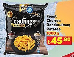 Feast Churros Dondurulmuş Patates 1000 g image