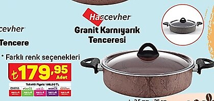 Hascevher Granit Karnıyarık Tenceresi 26 cm image