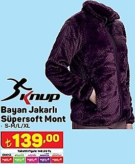 Knup Bayan Jakarlı Süpersoft Mont image