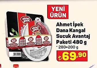 Ahmet İpek Dana Kangal Sucuk Avantaj Paketi 480 g image