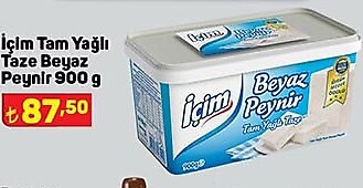 İçim Tam Yağlı Taze Beyaz Peynir 900 g image