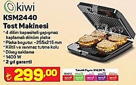 Kiwi KSM2440 Tost Makinesi 1400 W image