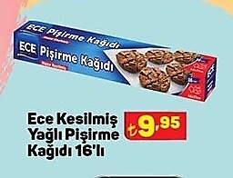 Ece Kesilmiş Yağlı Pişirme Kağıdı 16'lı image