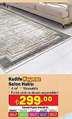 Kadife Kaymaz Salon Halısı 4 m² image