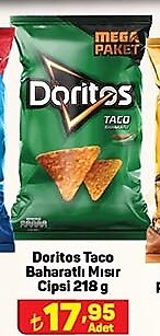 Doritos Taco Baharatlı Mısır Cipsi 218 g image