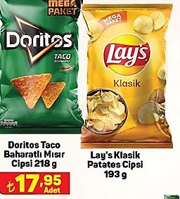 Lay's Klasik Pataes Cipsi 193 g image