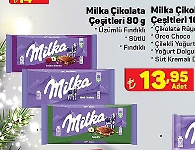 A101 Milka Çikolata Çeşitleri 80 g