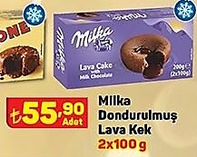 Milka Dondurulmuş Lava Kek 2x100 g image