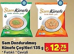 Sam Dondurulmuş Künefe Çeşitleri 135 g image