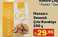 Massara Susamlı Çıtır Kurabiye 250 g image