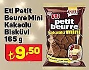 Eti Petit Beurre Mini Kakaolu Bisküvi 165 g image