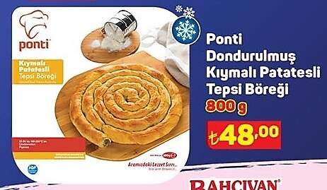 Ponti Dondurulmuş Kıymalı Patatesli Tepsi Böreği 800 g image