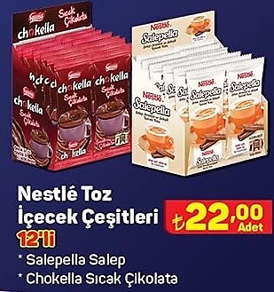 Nestle Toz İçecek Çeşitleri 12'li image