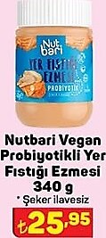 Nutbari Vegan Probiyotikli Yer Fıstığı Ezmesi 340 g image