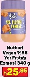 Nutbari Vegan %85 Yer Fıstığı Ezmesi 340 g image