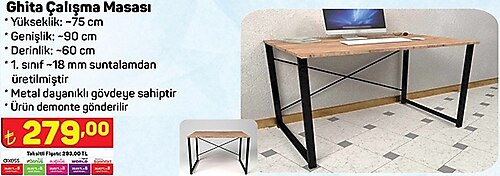 Ghita Çalışma Masası image