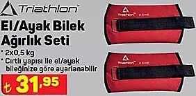 Triathlon El/Ayak Bilek Ağırlık Seti image