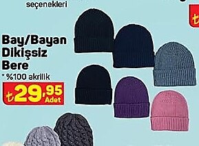 Bay/Bayan Dikişsiz Bere image