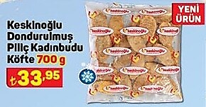 Keskinoğlu Dondurulmuş Piliç Kadınbudu Köfte 700 g image