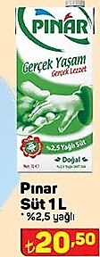 Pınar Süt 1 L %2.5 Yağlı image