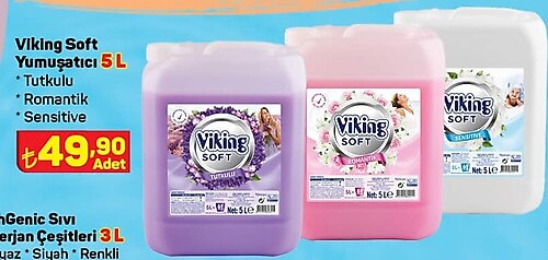 Viking Soft Yumuşatıcı Çeşitleri 5 L image