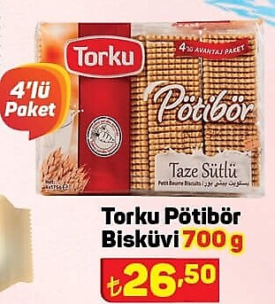 Torku Pötibör Bisküvi 700 g image