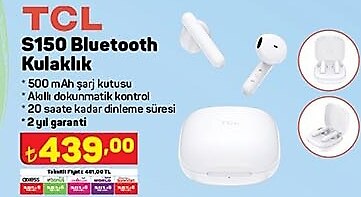 TCL S150 Bluetooth Kulaklık image