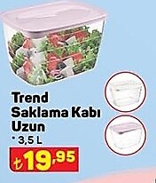 Trend Saklama Kabı Uzun 3,5 L image