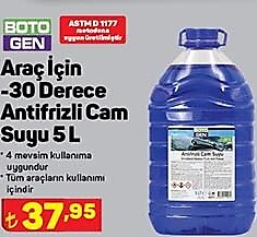 Botogen Araç için -30 Derece Antifrizli Cam Suyu 5 l image