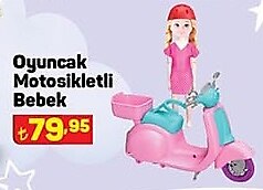 Oyuncak Motosikletli Bebek image