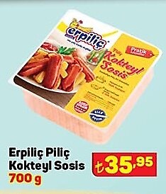 Erpiliç Piliç Kokteyl Sosis 700 g image