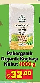 Pakorganik Organik Koçbaşı Nohut 1000 g image