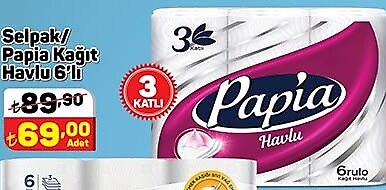 Papia Kağıt Havlu 6'lı image